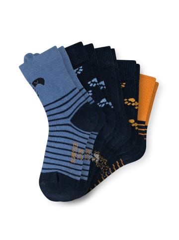 Socken 5er Pack in Blau