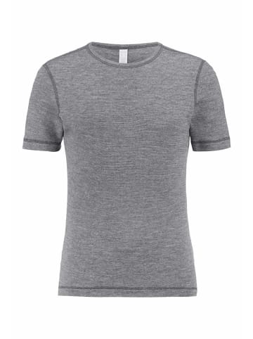 Halbarm-Funktionsshirt in anthrazit