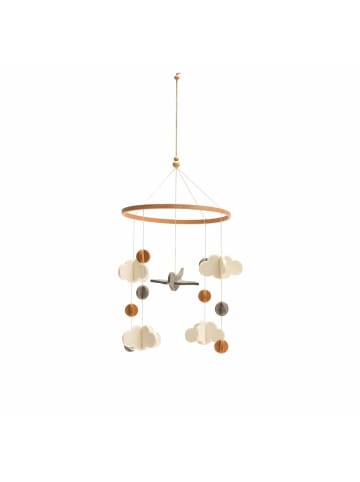 Mobile Wolke in Beige