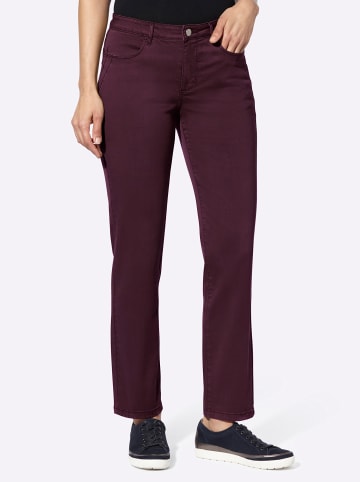Jeans in burgund