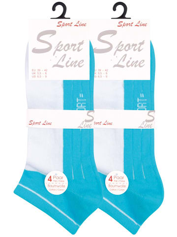 Sneaker Socken 8 Paar, mit Rippsohle in Bunt