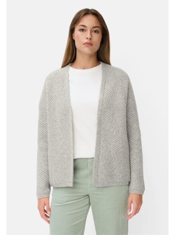 Strickjacke mit überschnittenen Schultern in Grau