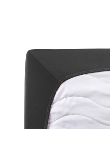 Spannbettlaken Feinjersey Kids in anthrazit