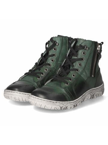 Schnürstiefeletten in grün