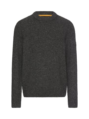 Strickpullover aus Merinowollgemisch in Anthrazit