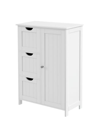Badezimmerschrank in Weiß - (B)60 x (H)81 x (T)30 cm