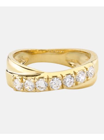 Eternity-Ring aus 375 Gelbgold mit Zirkonia