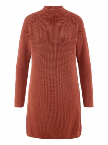 Strick Kleid in rost
