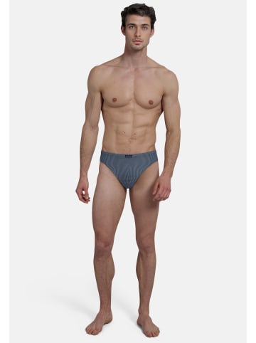 Slip 2Er Pack Alaska in blau-mittel-Streifen