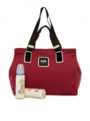 Wickeltasche - Schultertasche in Bordeaux