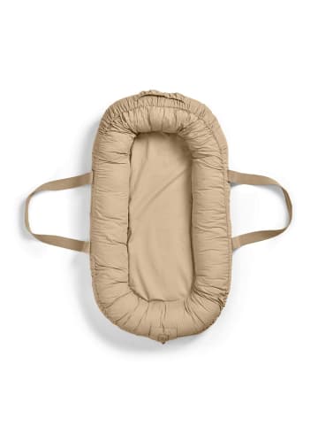 Babynestchen tragbar - Pure Khaki in Beige 78 x 45cm