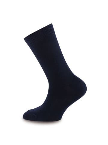 6er-Set Socken 6er Pack Uni in blau marine