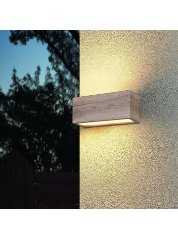 Wandleuchte MAYENNE in Holznachbildung