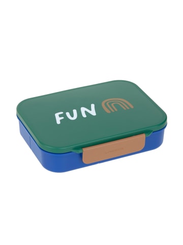 Lässig Brotdose Kinder - Bento Lunchbox Little Gang Rainbow, green
