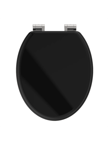 MDF WC-Sitz SPIRIT BLACK, mit Absenkautomatik