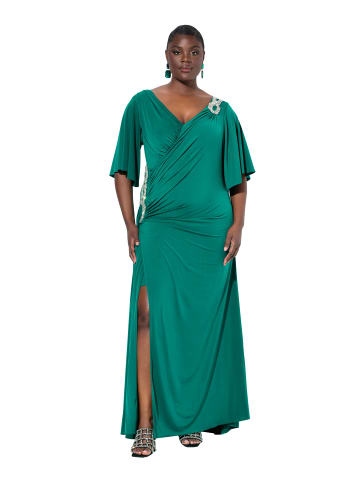 Midikleid in moosgrün