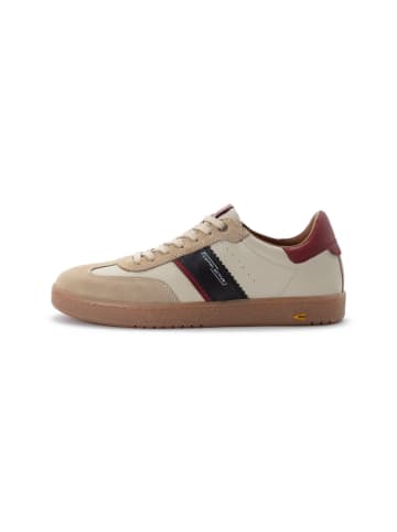 Sneaker mit farbigen Designelementen in Beige/Blau