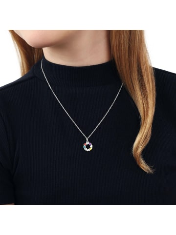 Kette mit Anhänger Silber 925, rhodiniert in silber