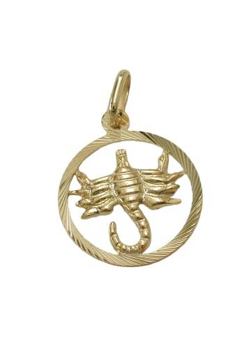 Anhänger 15mm 9Kt GOLD in gold