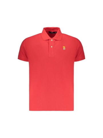 Rot Baumwolle Herren Polo
