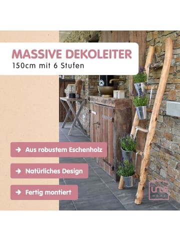 Deko-Holzleiter in Old Look