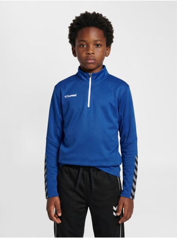 Halbreißverschluss Jacke Hmlauthentic Kinder in TRUE BLUE