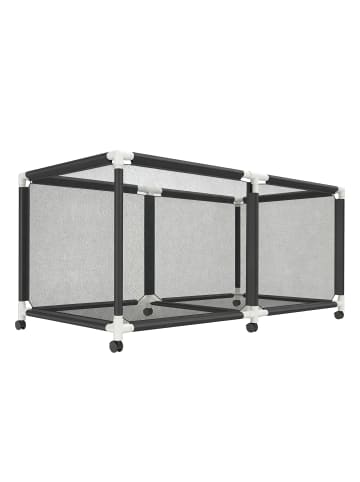 Ballwagen in Schwarz - (B)160 x (H)85 x (T)78 cm