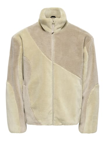 Fleece Gilet in Chinchilla