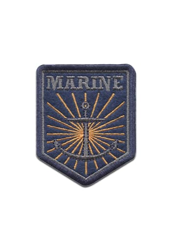 Marine Anker TroopersApplikation Bügelbild inBlau