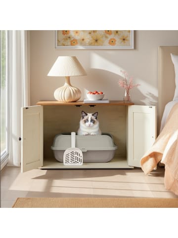 Katzentoilette Boxal in Beige - (B)50.5 x (H)19.5 x (T)37.5 cm