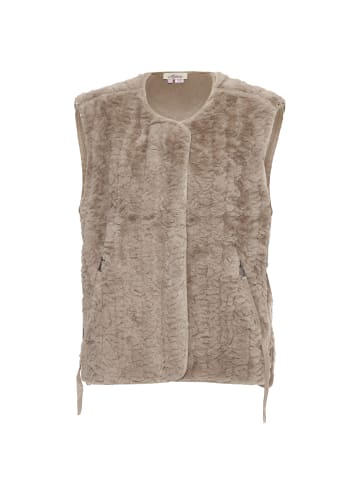 Damen Weste in Taupe