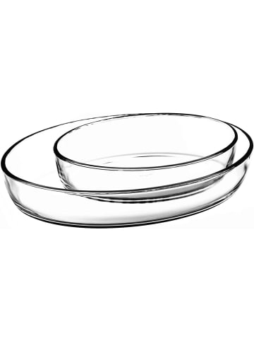 Auflaufform Oval in Transparent