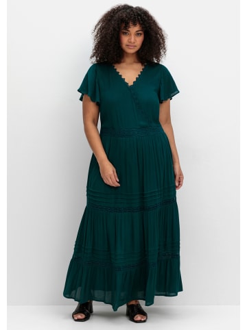 Maxikleid in petrol
