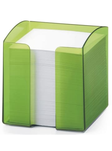 Zettelkasten Trend 10x10x10,5cm transluzent lindgrün