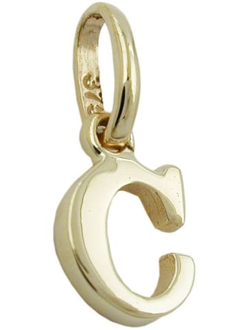 Anhänger 8x5mm 9Kt GOLD in gold