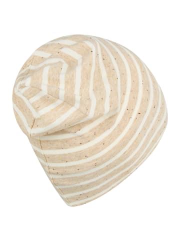 Beanie Streifen in taupe