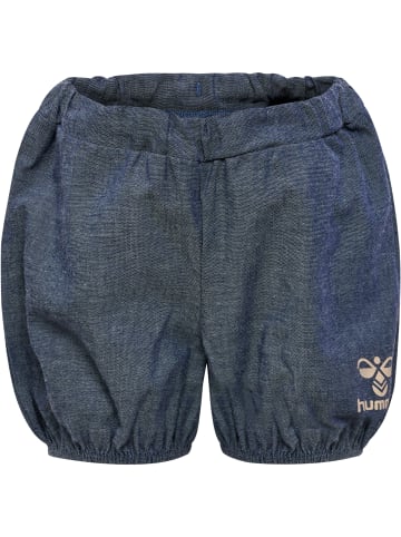 Verstellbare Taille Kurze Hose Hmlcorsi Mädchen in DENIM BLUE