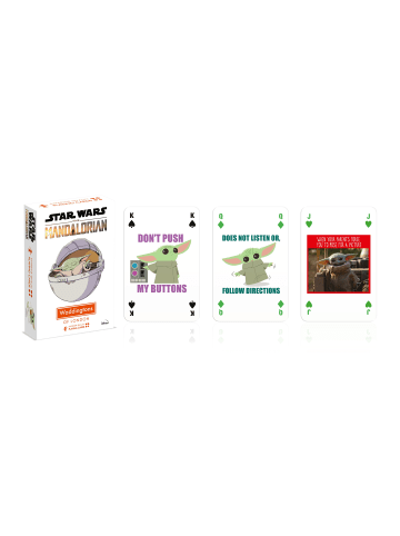 Waddingtons Number 1 Spielkarten - Mandalorian »The Child« in bunt