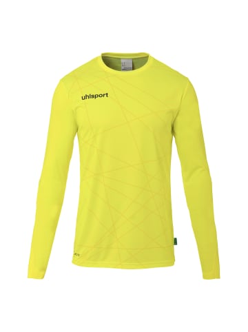 Longsleeve Torwart Trikot Prediction Kids in fluo gelb/schwarz