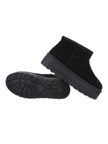 Stiefelette in Schwarz