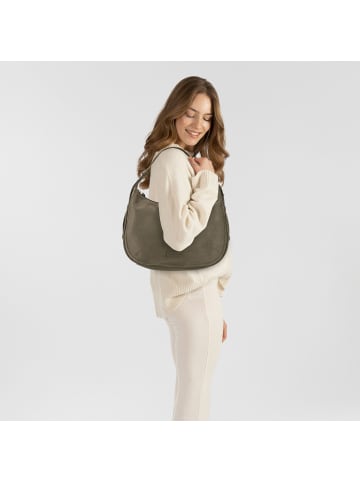 Lysa Schultertasche 35 cm khaki