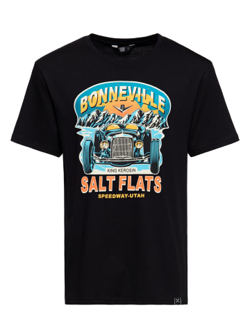 King Kerosin T-Shirt Bonneville Salt Flats in schwarz