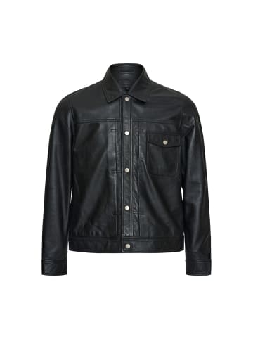 Lederjacke Carlos Trucker in schwarz