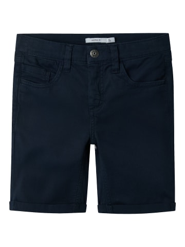 Jeans Shorts Kurze Chino Denim Hose in Blau