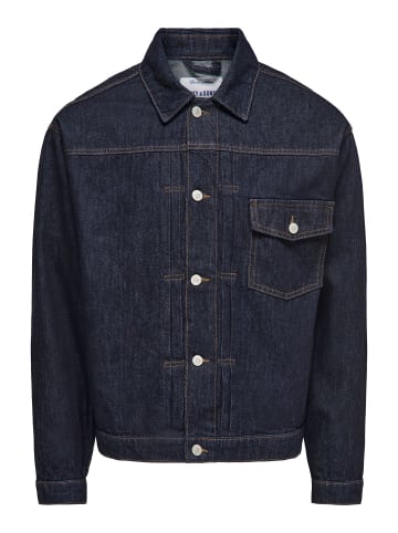 Jeansjacke in Dark Blue Denim