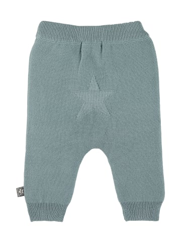 GOTS Strick-Hose in sattes grün
