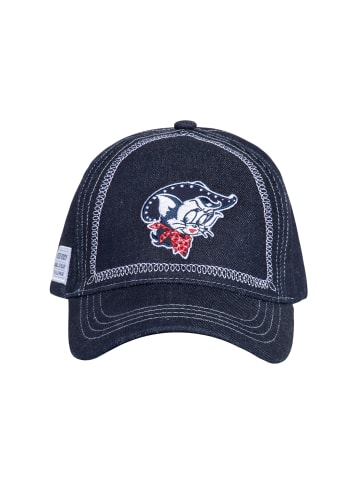 Queen Kerosin Trucker Cap Rebel At Heart Texas Pride in blau