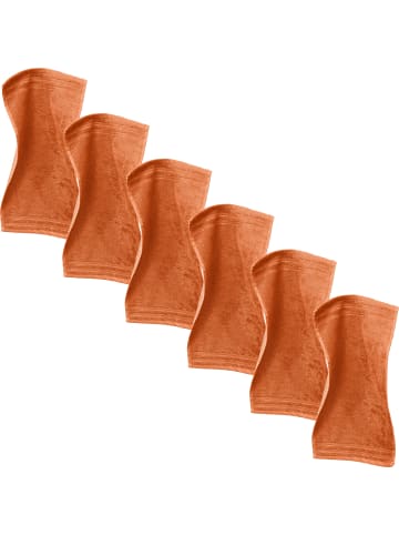 Frottier Gästetuch 6er-Pack Heidelberg in terra