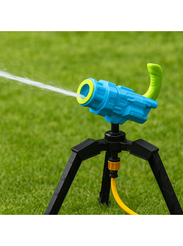 Garten-Sprinkler Wasserkanone (25cm) in mehrfarbig