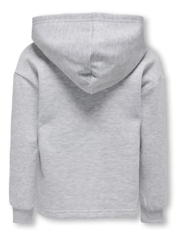 Kapuzensweatshirt KOGFAVE L/S HOOD SWT in light grey melange